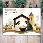 Cartão De Festividades Natal Religioso Moderno Natividade Holly Família<br><div class="desc">Celebrar o verdadeiro significado da temporada com este Cartão de Férias da Santa Família Natividade Religiosa Moderna. Apresentando uma cena de natividade santa, maravilhosamente projetada com Maria, José e Jesus bebê, esta carta elegante é uma maneira perfeita de compartilhar o espírito do Natal. Uma benção de Natal sincera e um...</div>