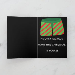 Cartão De Festividades Natal Safado, Natal Gay Divertido