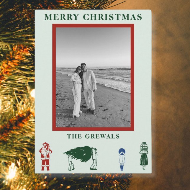 Cartão De Festividades Natal simples (Criador carregado)