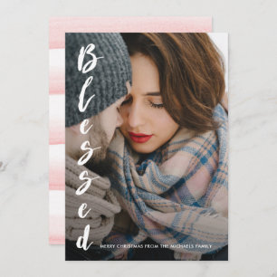 Cartão De Festividades Natal Simples e Elegante de Mola de Água