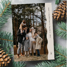 Natal simples e moderno, de duas fotos e vanguarda