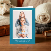 Natal Simples Moderno Foto Personalizada