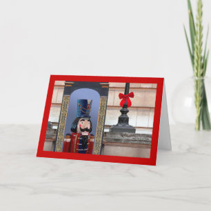 Cartão De Festividades Natal, Soldado Nozes no Palácio, Arco Vermelho