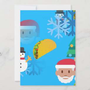 Cartão De Festividades natal taco emoji
