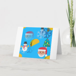Cartão De Festividades natal taco emoji