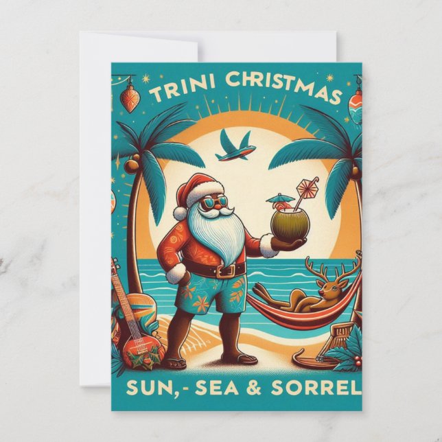 Cartão De Festividades Natal Trini (Frente)