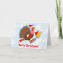 Cartão De Festividades Natal - Turquia (Cerveja)