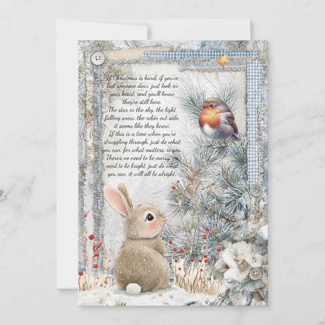 Cartão De Festividades Natal "Vai Ficar Tudo Bem" Cotação Férias C (Frente)