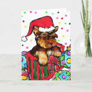 CARTÃO DE FESTIVIDADES NATAL YORKIE