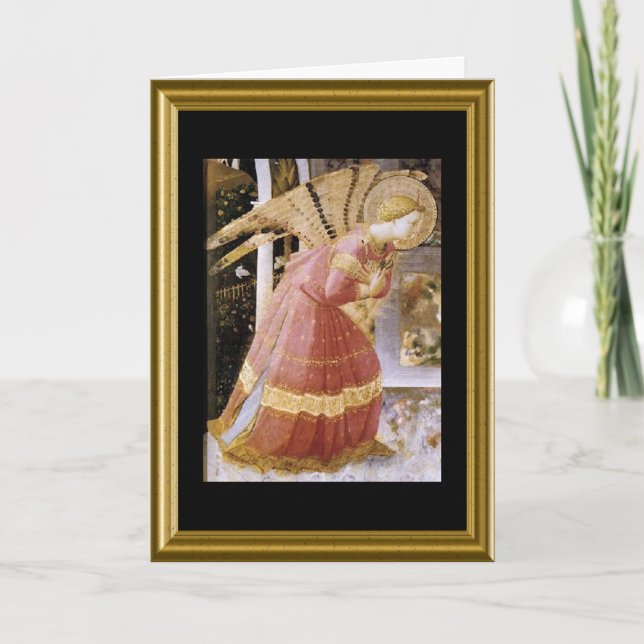 Cartão De Festividades Natale de Buon - a Oração do senhor no italiano (Frente)