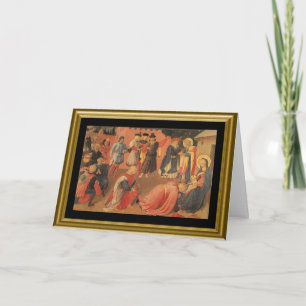 Cartão De Festividades Natale de Buon - oração de St Francis no italian