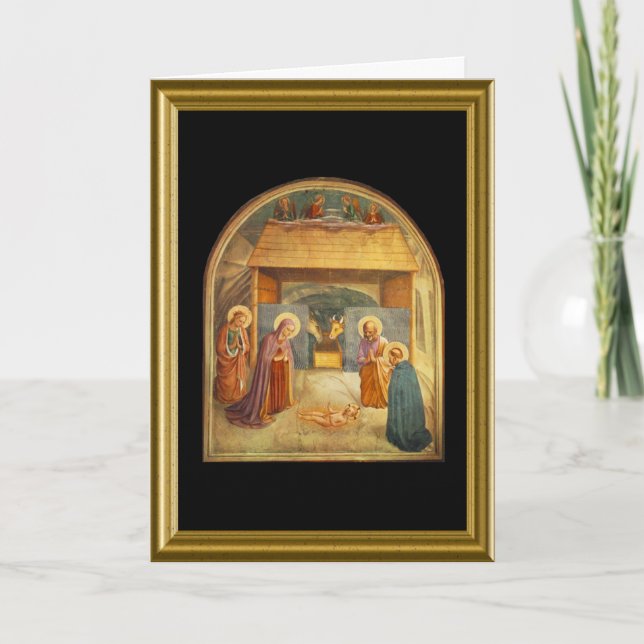 Cartão De Festividades Natale de Buon - saraiva Mary no italiano (Frente)