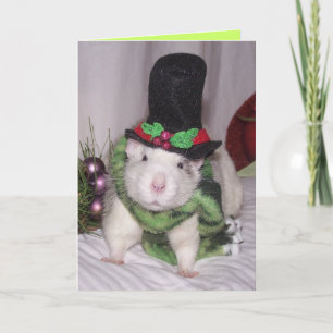Cartão De Festividades natalino Rattie