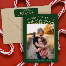 Cartão De Festividades Natividade Cena bebê Cristo Jesus