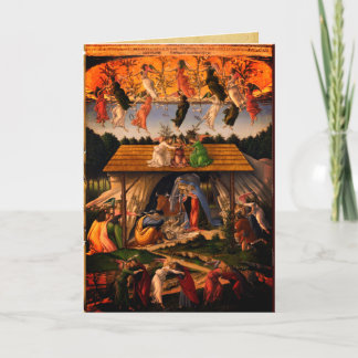 Cartão De Festividades NATIVIDADE MÍSTICA Velha Bênção Irlandesa de Natal