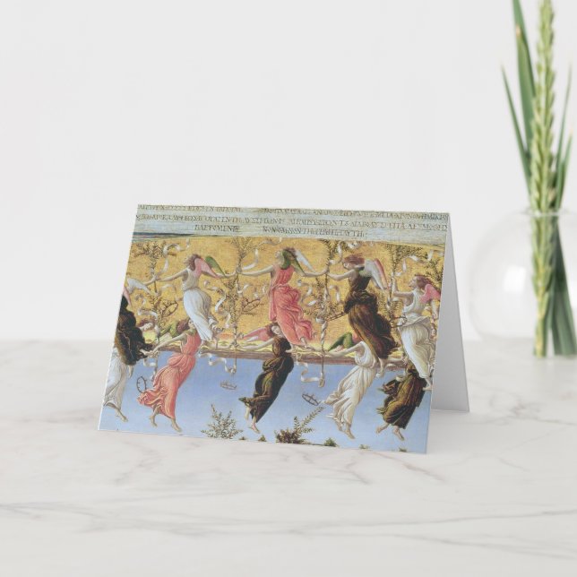 Cartão De Festividades Natividade místico (Frente)