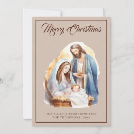 Cartão De Festividades Natividade Star Natal magia e elegante