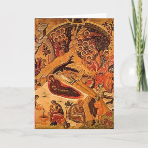 Cartão De Festividades Nativity