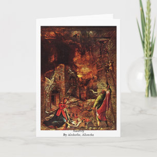 Cartão De Festividades Nativity By Altdorfer, Albrecht