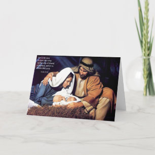 Cartão De Festividades Nativity / Luke 2:11