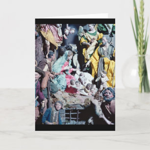 Cartão De Festividades Nativity, made in Naples