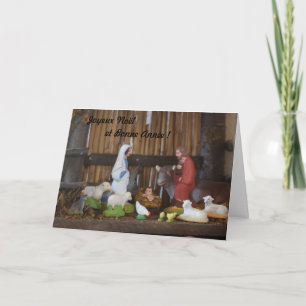 Cartão De Festividades Nativity scene
