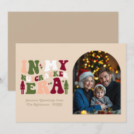 Cartão De Festividades Natural Warmth My Nutcracker Era Christmas Photo