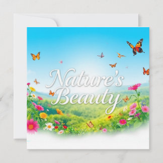 Cartão De Festividades Nature’s Beauty