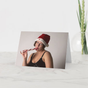 Cartão De Festividades Naughty Elf