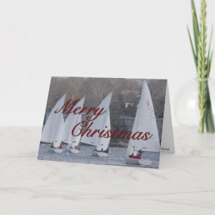 Cartão De Festividades Nautical Greeting Card