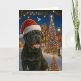 Cartão De Festividades Neapolitan Mastiff Holiday Card