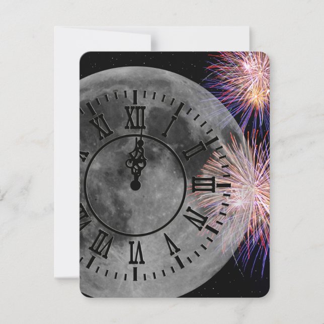 Cartão De Festividades Negócios de Ano Novo Obrigado (Frente)