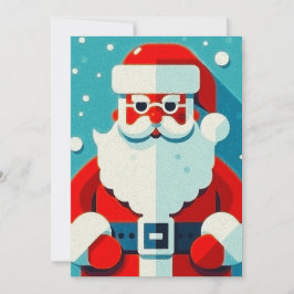 Cartão De Festividades Negócios de Papais noeis interessantes