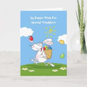 Cartão De Festividades Neighbors Blessings Easter Card