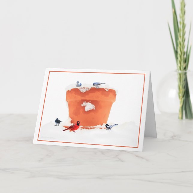 Cartão De Festividades Nenhum floco de neve cai no lugar errado, Feriado (Frente)