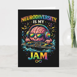 Cartão De Festividades Neurodiversity Is My Jam