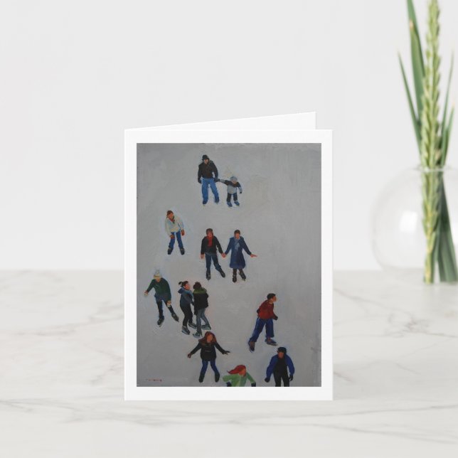 Cartão De Festividades Neve adiantada (Frente)