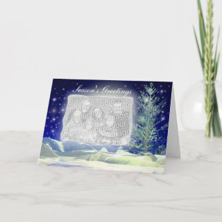 Cartão De Festividades Neve da noite