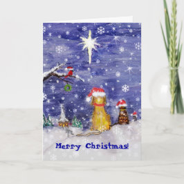 Cartão De Festividades NEVE DE NATAL, Feliz Natal!