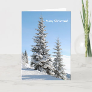 Cartão De Festividades Neve Feliz Natal