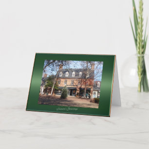 Cartão De Festividades New Williamsburg Season's Greetings Card