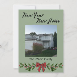 Cartão De Festividades New Year New Home Christmas Card