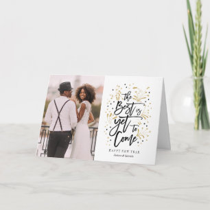 Cartão De Festividades New Year wish fireworks greeting card