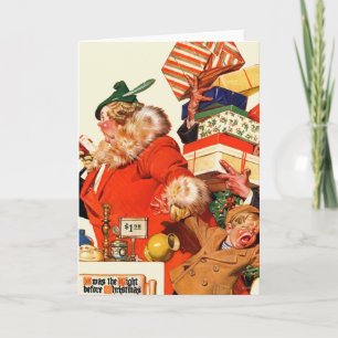 Cartão De Festividades Night before Christmas