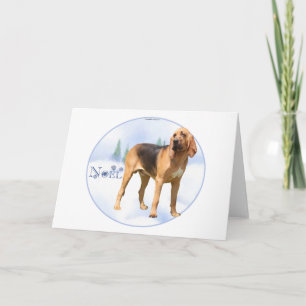Cartão De Festividades Noel Bloodhound