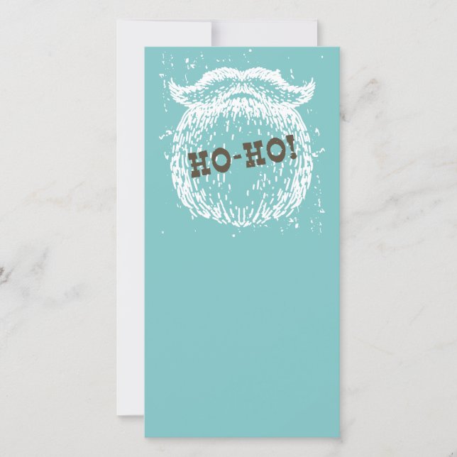 Cartão De Festividades Noel de Papais noeis de Natal Ho-Ho (Frente)