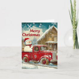 Cartão De Festividades Noel nostálgico