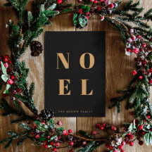 Noel preto e Dourado | Trendy Na moda Natal