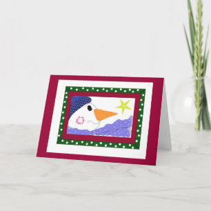 Cartão De Festividades Noite Congelada