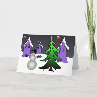 Cartão De Festividades Noite estrelado